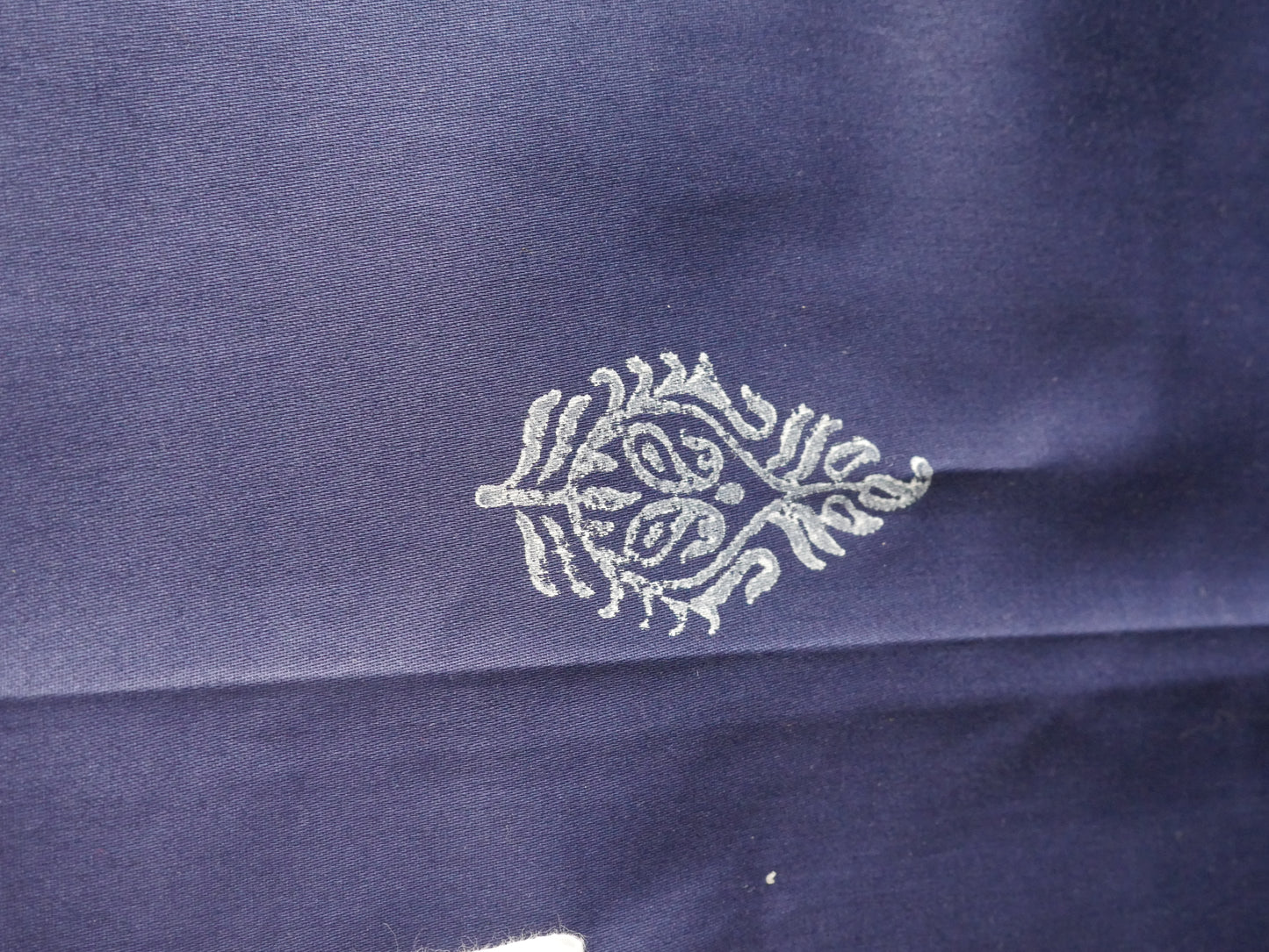 Royal Blue handblock pure cotton kurta for men