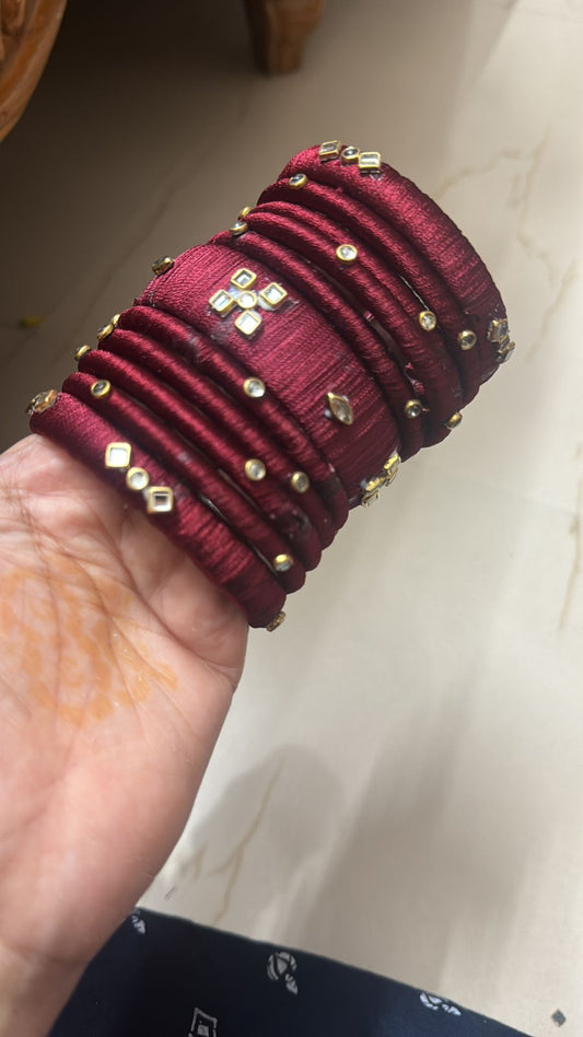 Silk thread Bangles