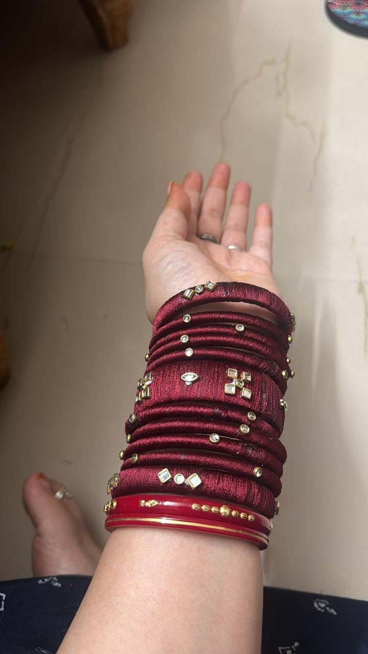 Silk thread Bangles