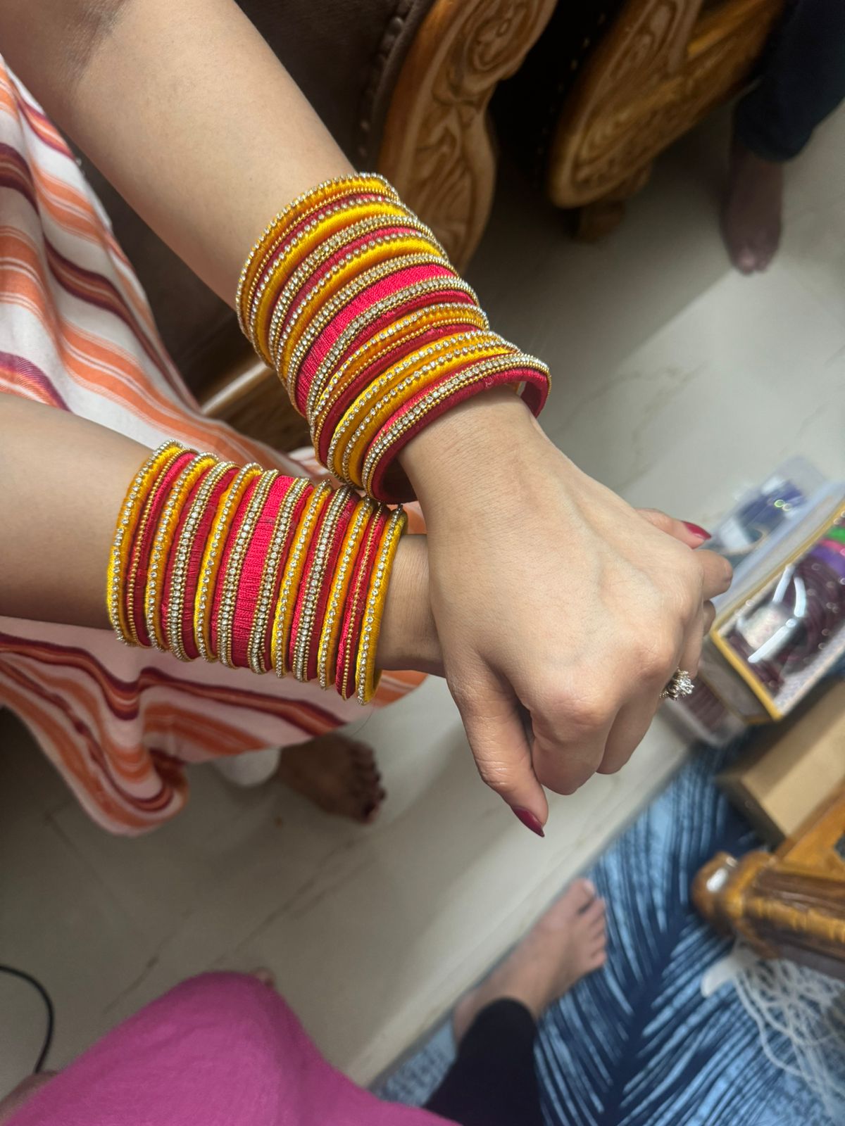 Silk thread Bangles