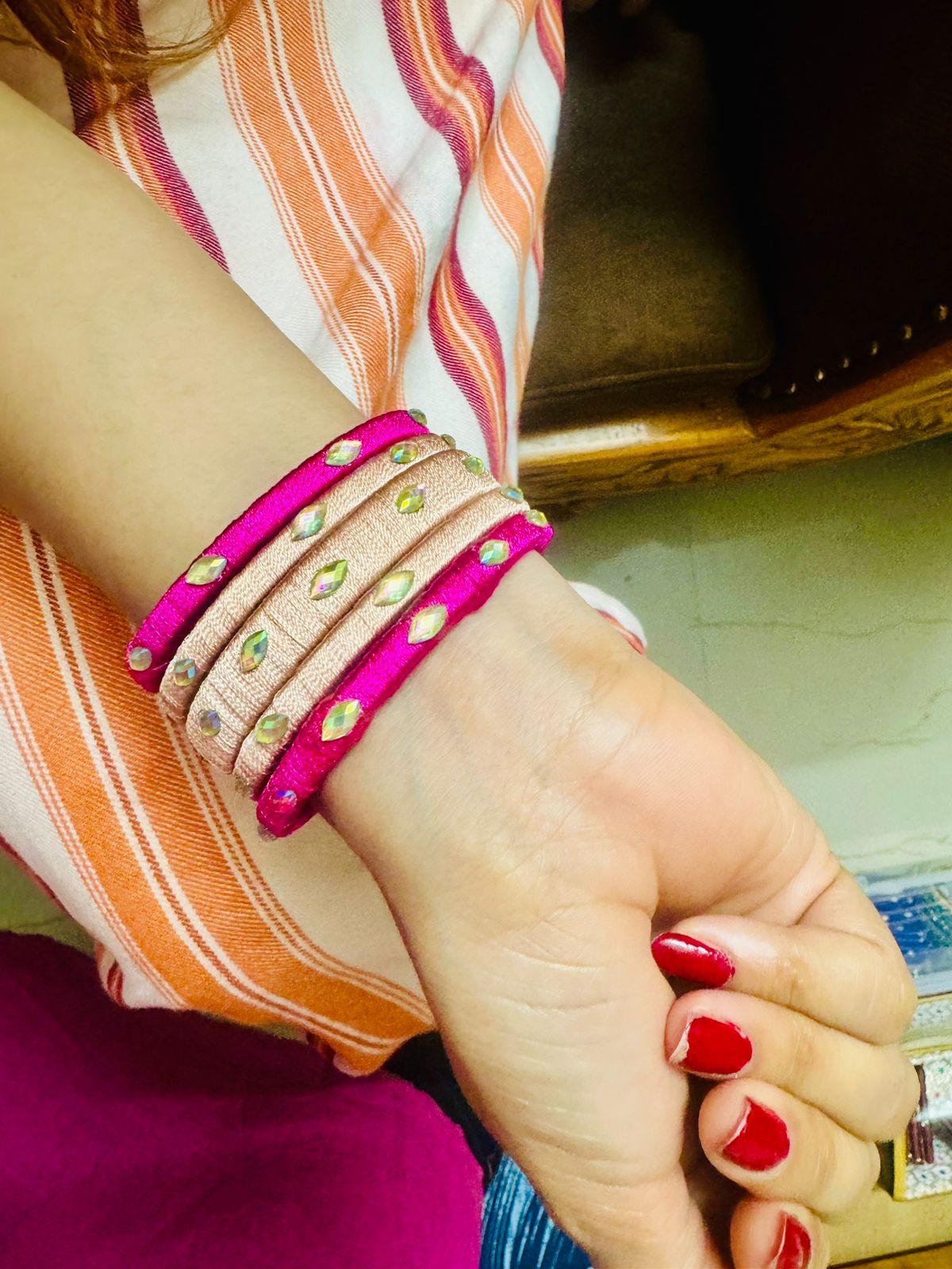 Silk thread Bangles