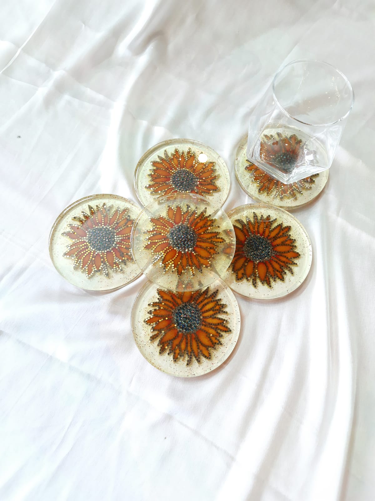 Resin coasters