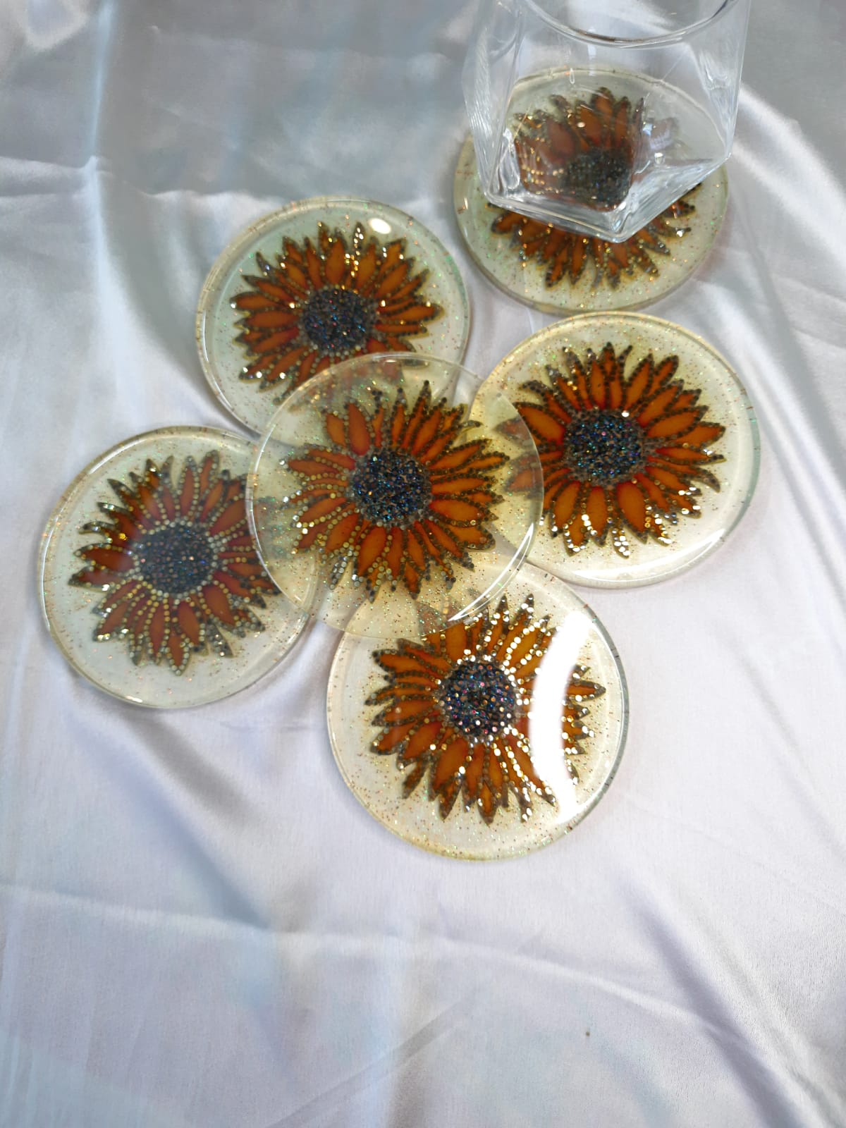 Resin coasters