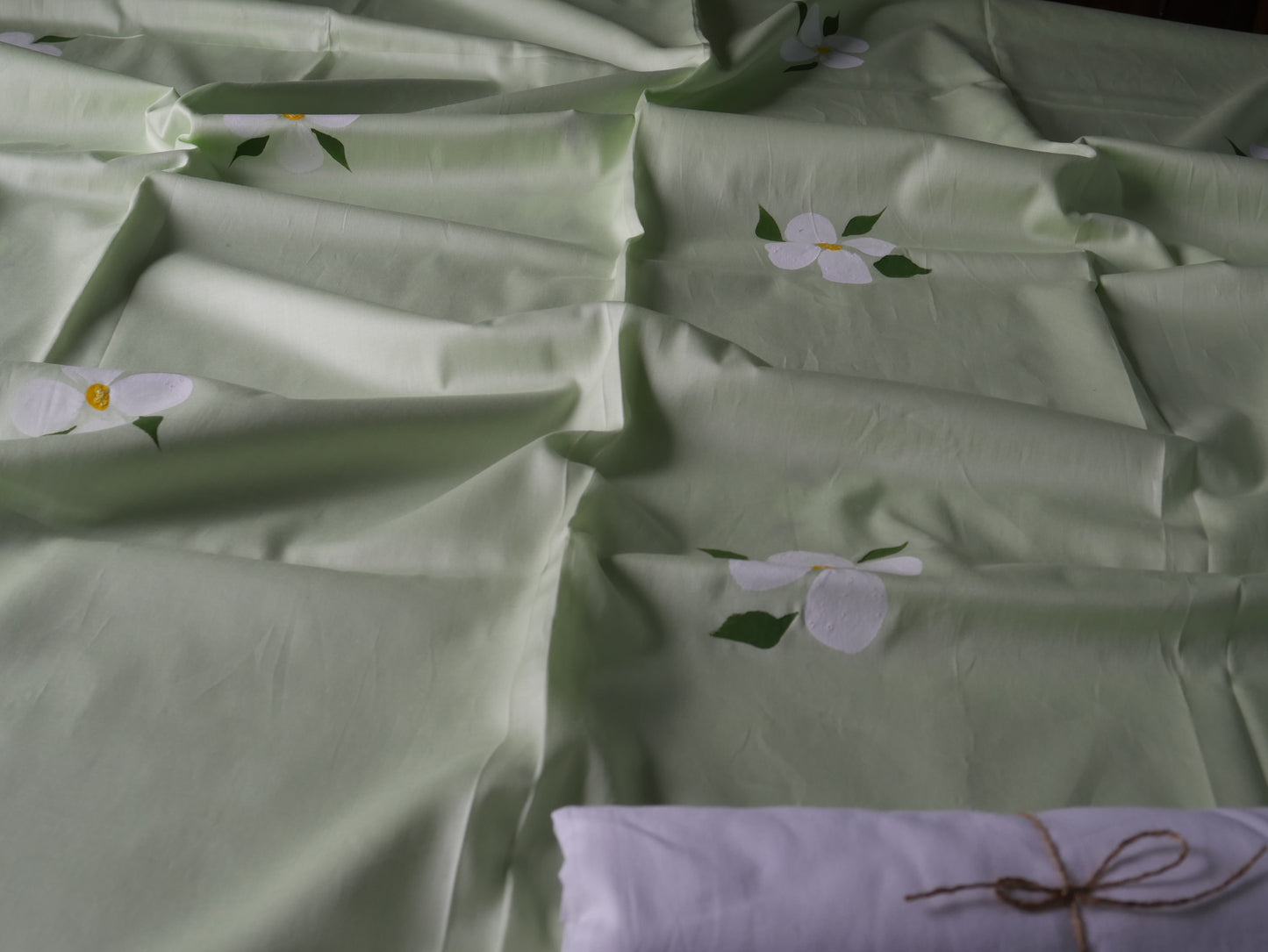 Pista handpainted pure cotton kurta for men