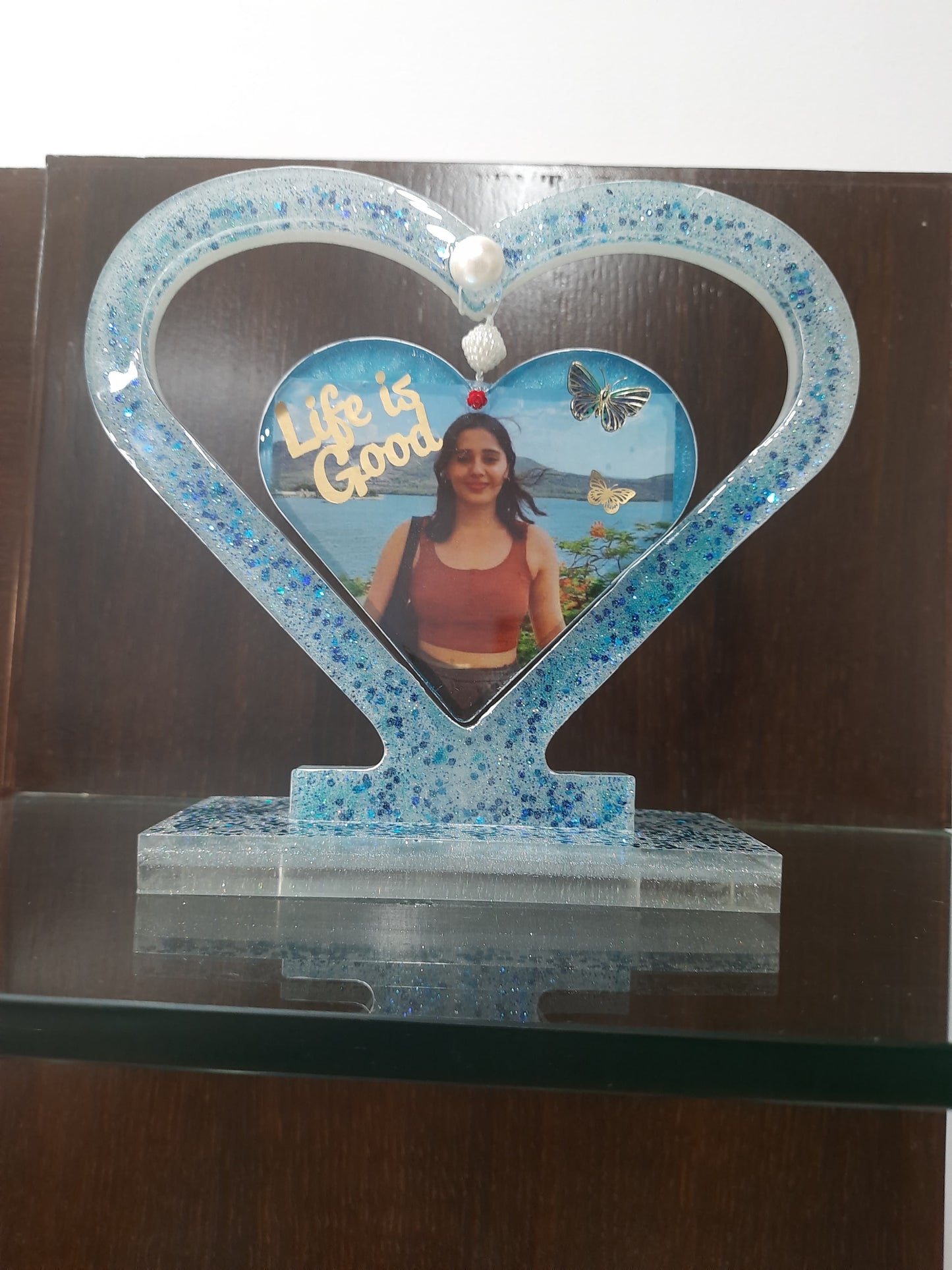 Resin photo frame